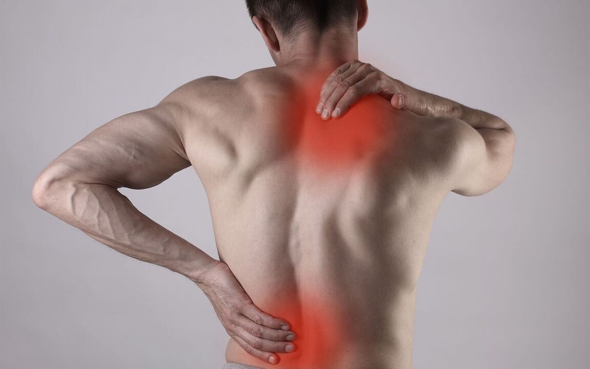 Back pain is a sign of diseases of the musculoskeletal system. 
