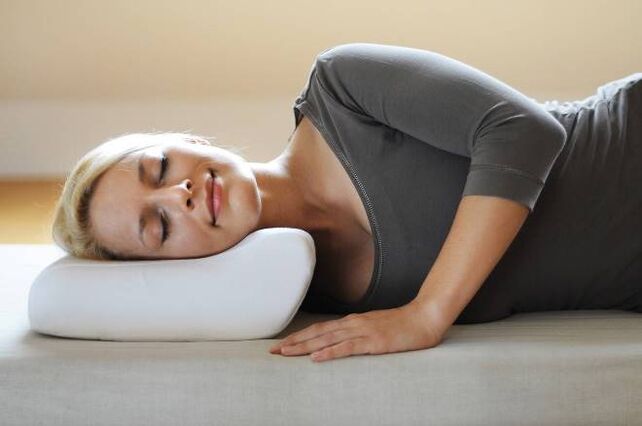 Sleep in orthopedic pillow as a prevention of cervical osteochondrosis